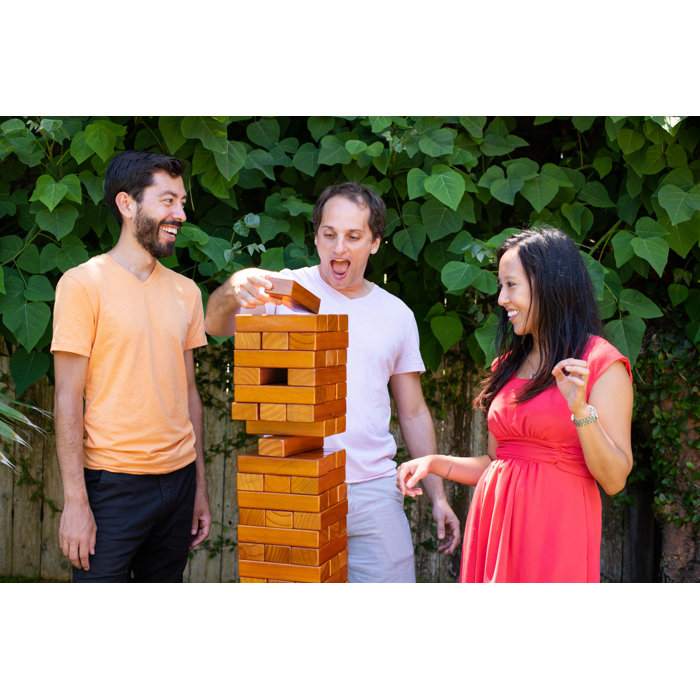 YardGamesUS Tumbling Timbers Giant Stacking Game Pieces & Reviews Wayfair